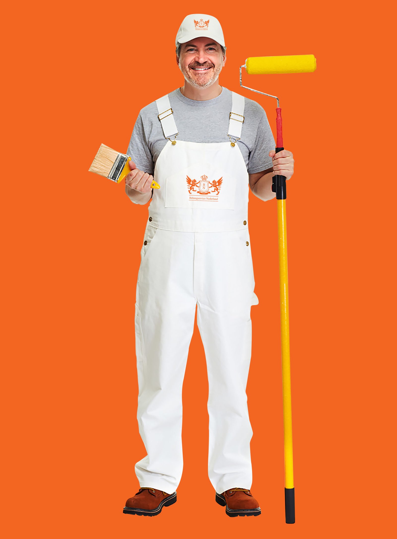 Dit is geert eigenaar van behangbedrijf Behanger Spijkenisse.