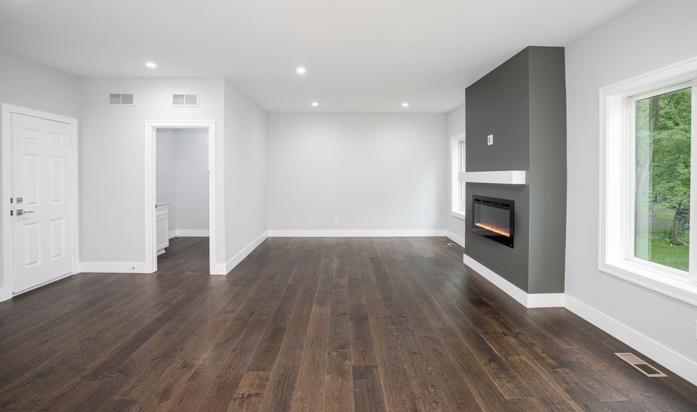 Dit is het resultaat van glasvezelbehang laten aanbrengen in je nieuwbouwwoning in Spijkenisse.